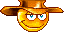 Cowboy Smilies (23) Smiley – Cowboy